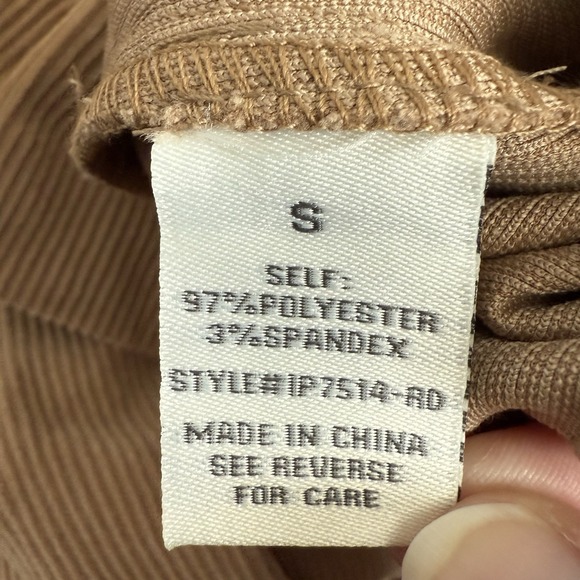 Wide Leg Corduroy Pants Womens Small Preppy Retro Heritage Old Money Winter Tan - Picture 7 of 9